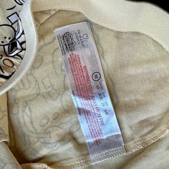 Primark SpongeBob Squarepants Allover Print Yellow Pajama Pants Size XS (2-4) - Picture 5 of 8